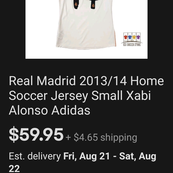 Alonso 2013 Medium Soccer Jersey/small shorts - Picture 4 of 4